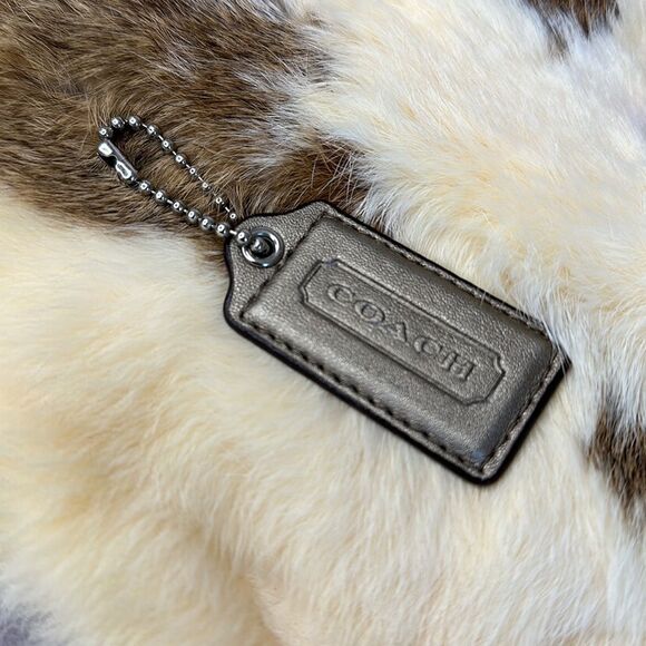 Coach Metallic Gold Leather Hang Tag Purse Replacement - Picture 2 of 4